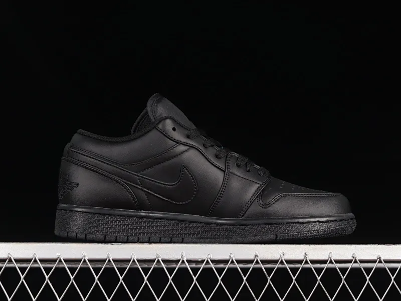 All Categories Air Jordan Jordan Series Basketball Shoes Air Jordan 1 Low Air Jordan 1 Low AJ1 Joe 1 All Black Low State Basketball Shoes 553558-093